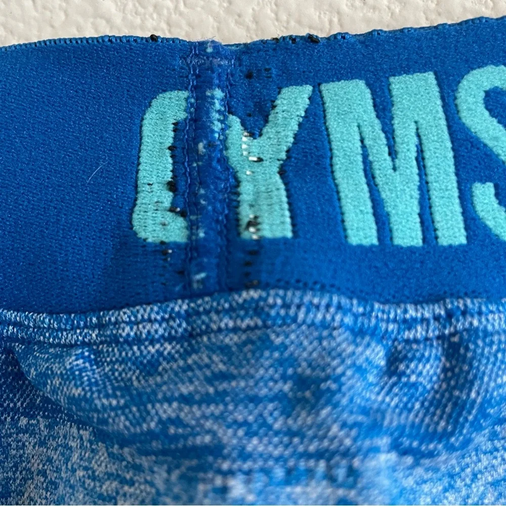 Gymshark Blue Flex Leggings Lowrise Full Length - Picture 9 of 15